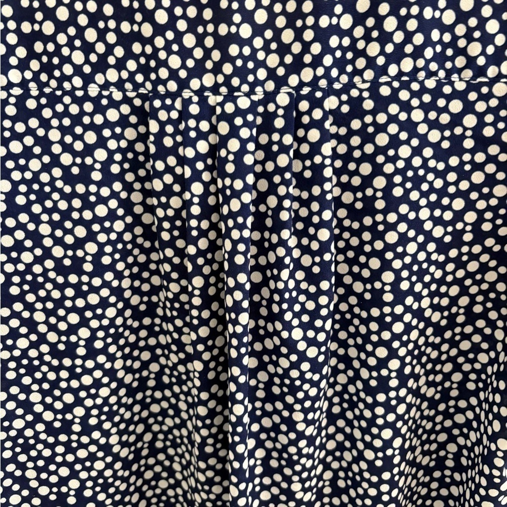 Short Sleeve The Limited Blue and White Blouse Size Extra Small - Picture 7 of 9